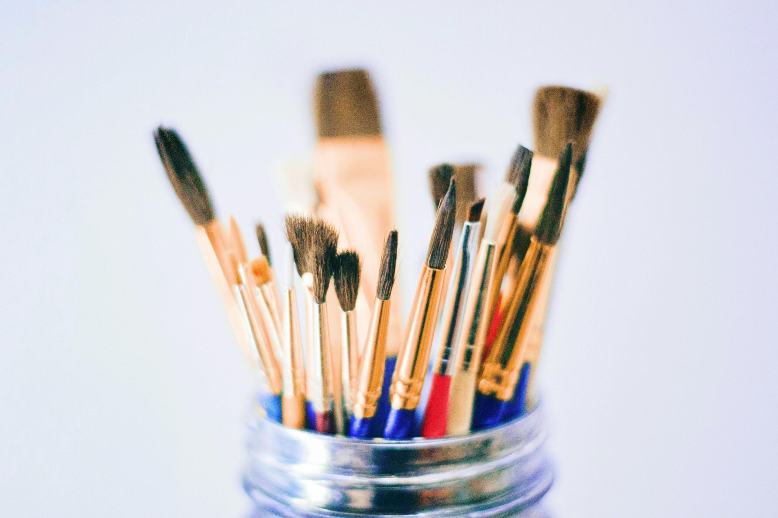 bristle brushes paint